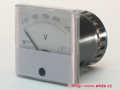 voltmetr EP  80        0-250 V